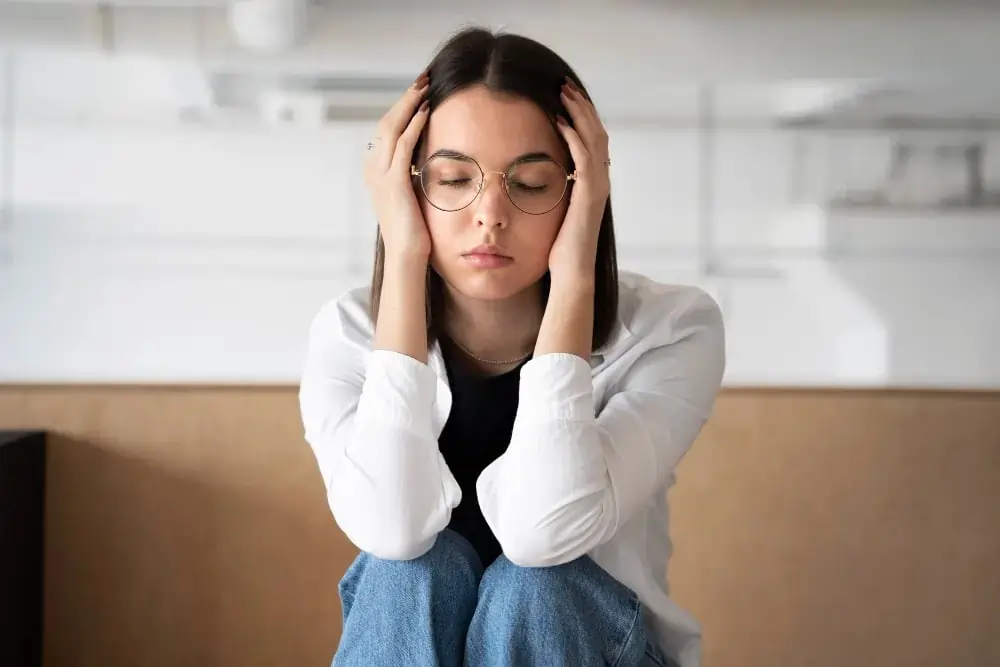 women suffering from anxiety disorder