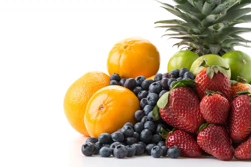 Brunch of summer fruits