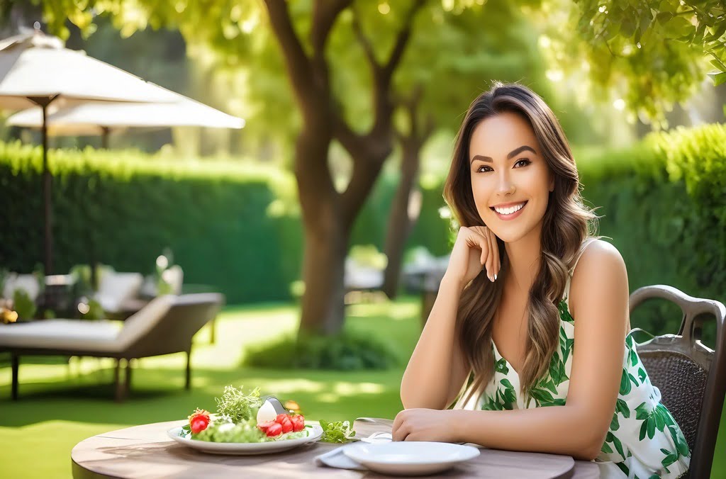 beautiful smiling girl